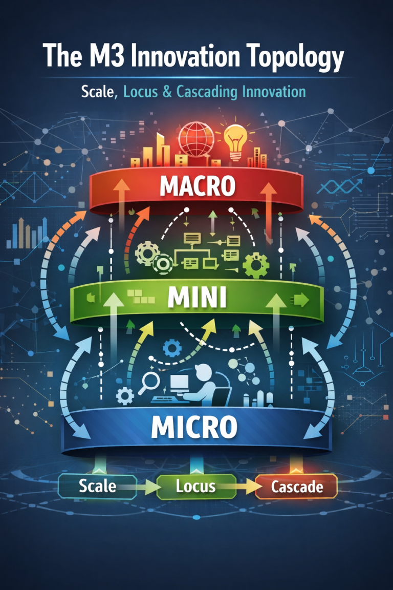 The M3 (Micro-Mini-Macro) Innovation Topology: Scale, Locus, and Cascading Innovation Across Systems