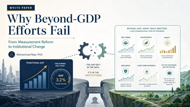 New White Paper:  Why Beyond-GDP Efforts Fail: From Measurement Reform to Institutional Change
